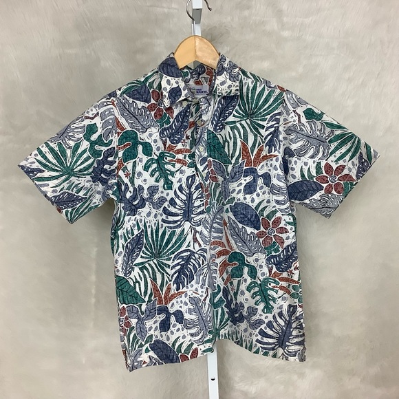 Reyn Spooner Other - Vintage 80s 90s Reyn Spooner Reverse Floral Print Popover Hawaiian Shirt